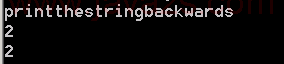 Allocate space for a string dynamically, request user    input, and then print the string backwards