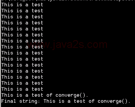 Demonstrate multiple loop control variables