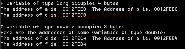 Using the ;amp operator: get the address