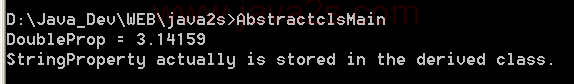 Demostrates the use of an abstract class, including an abstract method and abstract properties