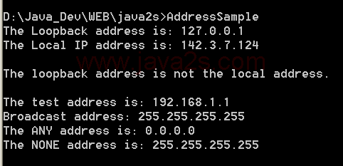 IP Address parse, lookup 