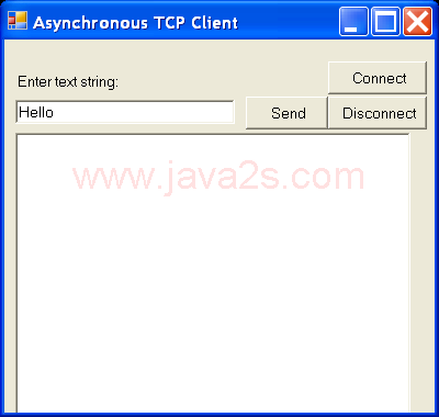 Async Tcp Client