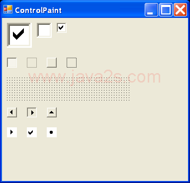 Control Paint Form