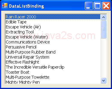 Data ListBox Binding 3