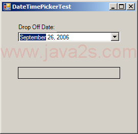 DateTimePicker Value changed event (Selected event)