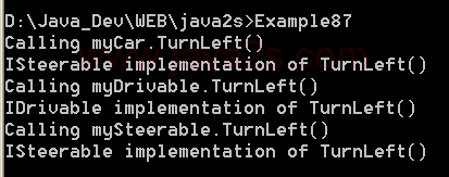 illustrates an explicit interface member implementation