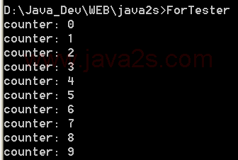 For Loop Tester
