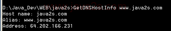 Get DNS Host Info