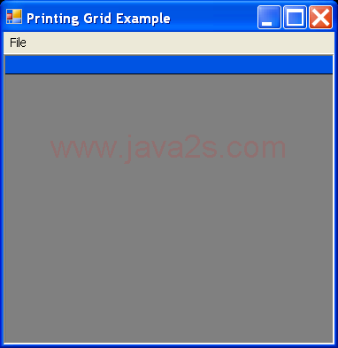 Grid Printing
