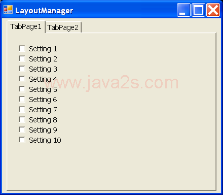 Layout Manager