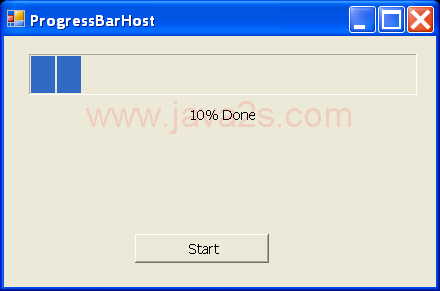 ProgressBar Host