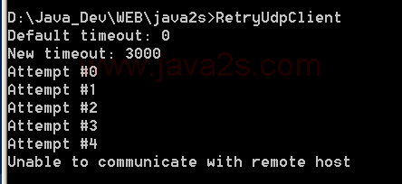 Retry Udp Client
