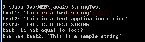 String insert and output