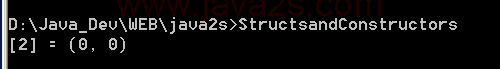 Structs (Value Types):Structs and Constructors