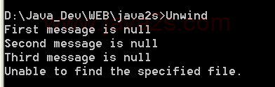 Shows that stack unwinding in C# does not necessarily call destructors