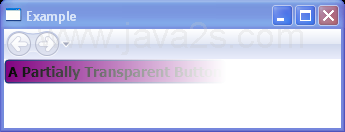 A Partially Transparent Button
