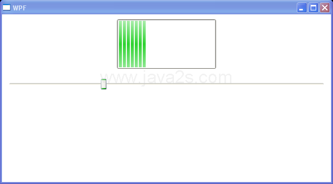 Binding ProgressBar with Slider