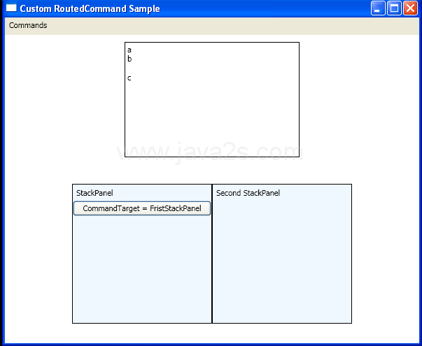 Button CommandTarget Binding