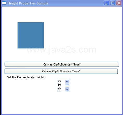 Change MaxHeight