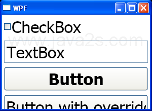 CheckBox Style