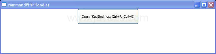 Command Handler Key Binding