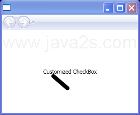 Customized CheckBox