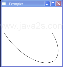 Elliptical Arc Path