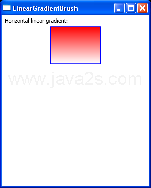 Horizontal linear gradient