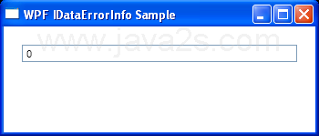 Implement validation logic on custom objects and then bind to them(Mouse-over to see the validation error message).