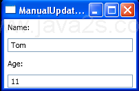 Manual Update Target