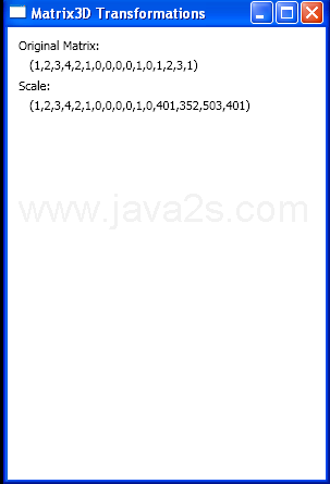 Matrix3D TranslatePrepend