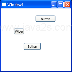 Set control position for Canvas