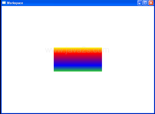 This rectangle is painted with a vertical gradient