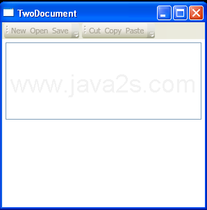 ToolBar and event handler