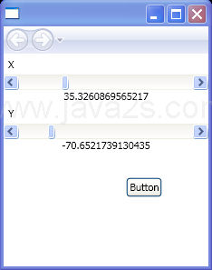 Use Slider to control TranslateTransform