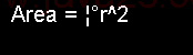 Write special symbol to Text file: pi (\u03A0r^2)