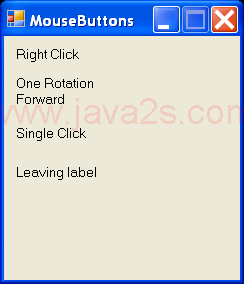 Mouse Buttons Click