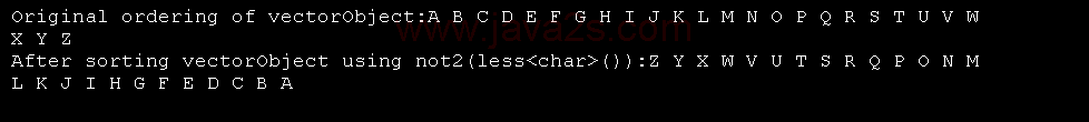 Another way to sort a sequence into descending order.