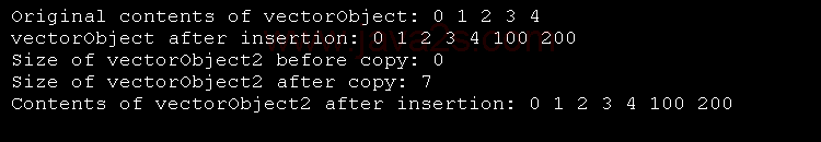 Demonstrate back_insert_iterator in vector