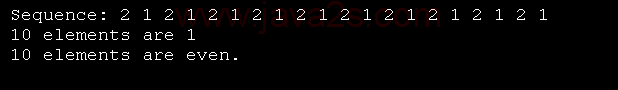 Demonstrate count and count_if.