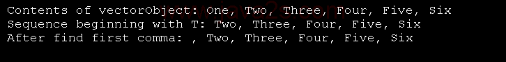 Demonstrate find() and find_if() in vector