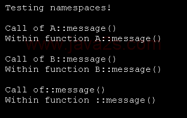 Demonstrates the use of using-declarations and using-directives.