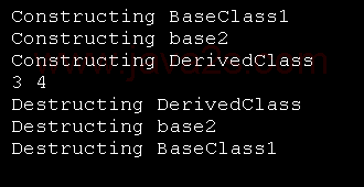 Derived constructor uses no parameters