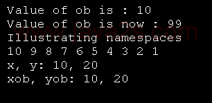 Namespace Demo: define a namespace