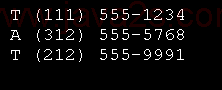 PhoneNumber inserter function