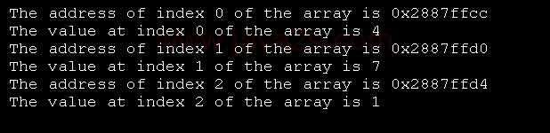 Using a Variable Pointer to Point to an Array