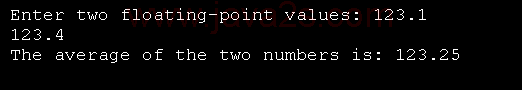 cin to read float in C++