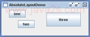 Absolute Layout Demo