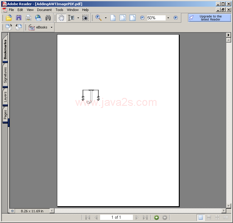 Adding AWT Image to PDF