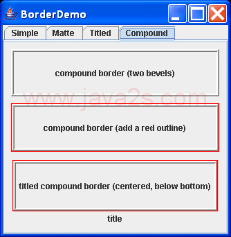 Add border for dockable component